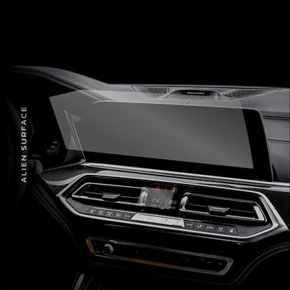 Folie ecran navigatie si clima BMW X6 (2020), protectie Alien Surface