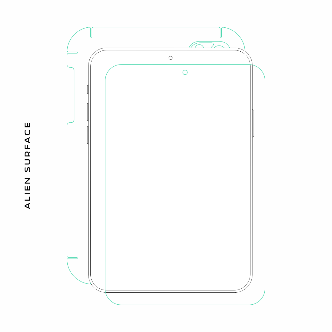 Samsung Galaxy Tab S 10.5 folie protectie Alien Surface